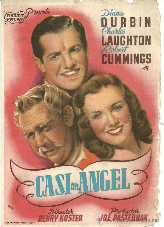 Flyers Publicitaires de Films Anciens: CASI UN ANGEL HENRY KOSTER CP