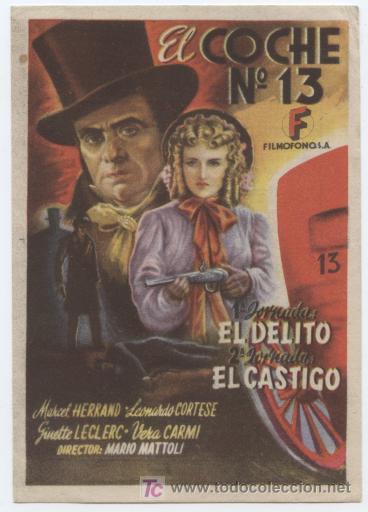 Cinema: EL COCHE N&ordm; 13. MARCEL HERRAND. 1950
