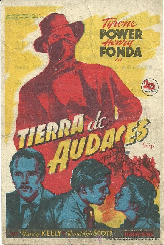 Cine: TIERRA DE AUDACES HENRY KING CP - Foto 1