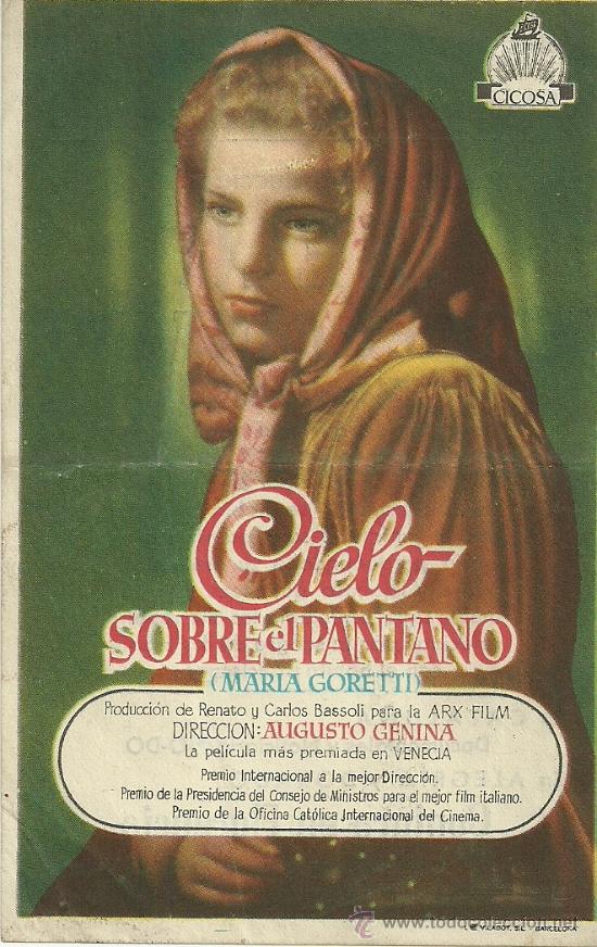 Cine: CIELO SOBRE EL PANTANO MARIA GORETTI CP - Foto 1