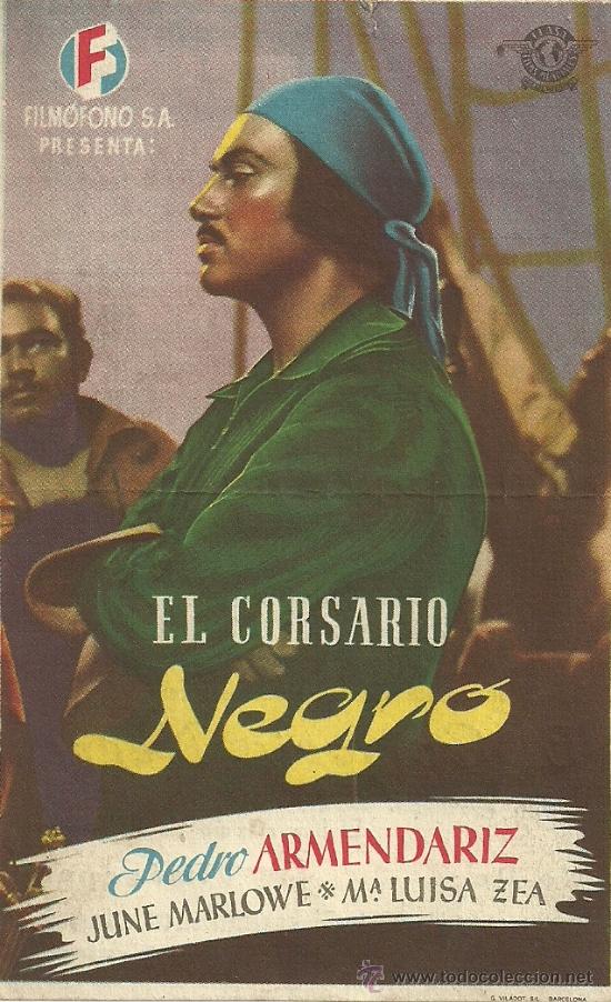 Cine: EL CORSARIO NEGRO CP - Foto 1