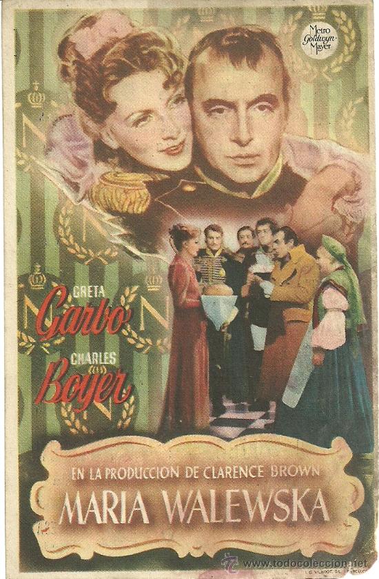 Flyers Publicitaires de Films Anciens: MARIA WALEWSKA CP