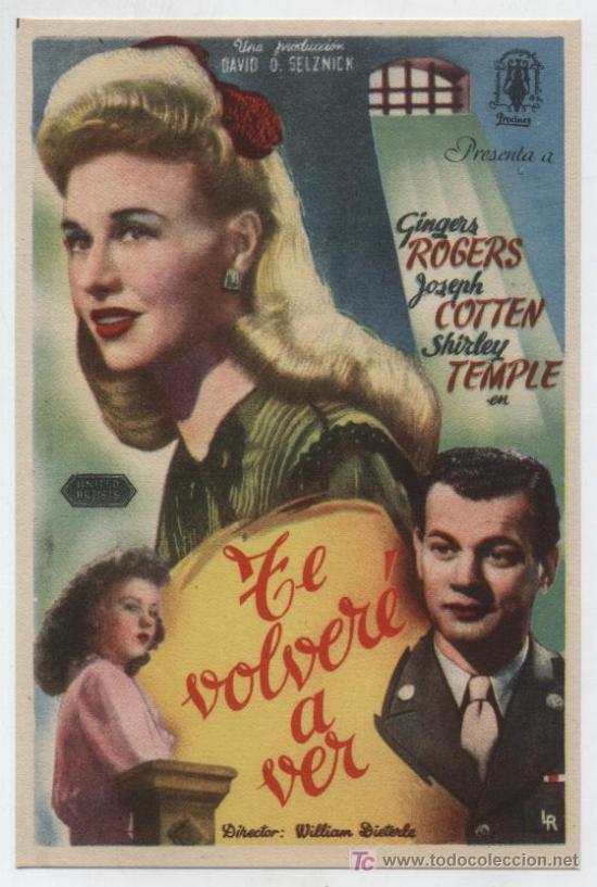 Cine: Te volver&eacute; a ver. Sencillo de Procines. &iexcl;IMPECABLE! - Foto 1