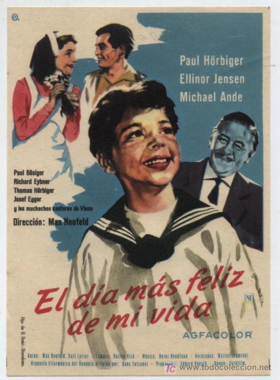 Cine: El dia m&aacute;s feliz de mi vida. Programa sencillo. - Foto 1