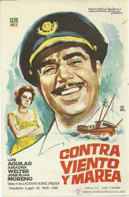 Flyers Publicitaires de Films Anciens: CONTRA VIENTO MAREA SP