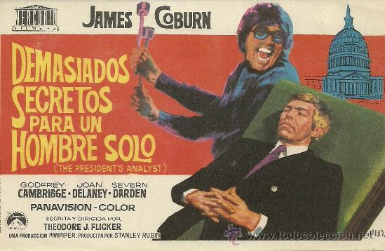 Foglietti di film di film antichi di cinema: DEMASIADOS SECRETOS PARA UN HOMBRE SOLO SP