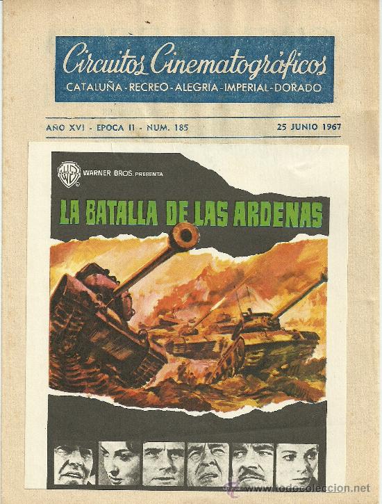 Cine: LA BATALLA DE LAS ARDENAS CP - Foto 1