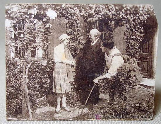 Cine: CANCION A LA VIDA, PROGRAMA CINE, TARJETA 9 X 7 cm, EMELKA, 1920s, CON ERNA MORENA