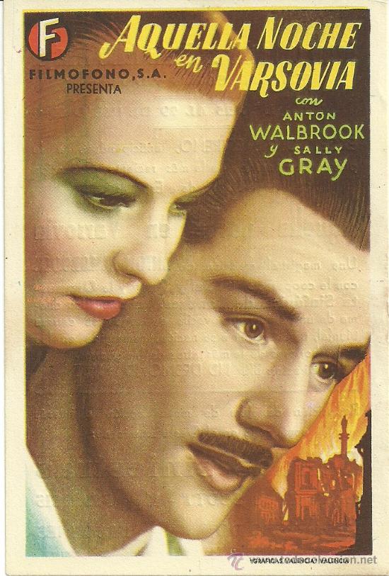 Kino: AQUELLA NOCHE EN VARSOVIA CP