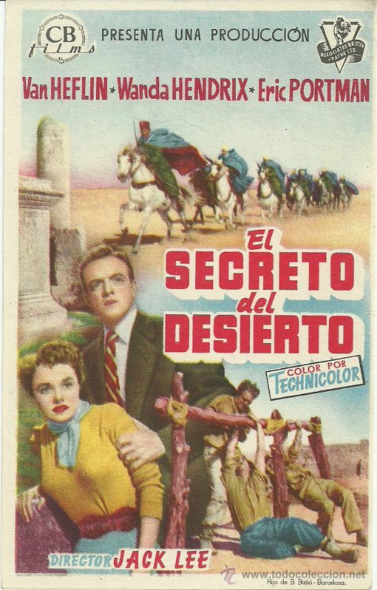 Cine: EL SECRETO DEL DESIERTO SP - Foto 1