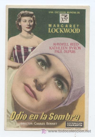 Cinema: ODIO EN LA SOMBRA. CON MARGARET LOCKWOOD.
