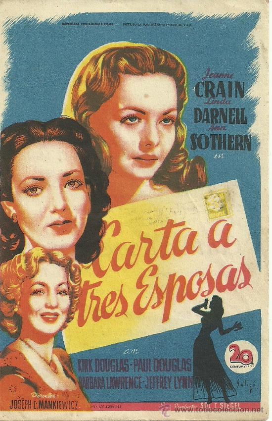 Kino: CARTA A TRES ESPOSAS CP