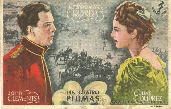 Cine: LAS CUATRO PLUMAS CP - Foto 1