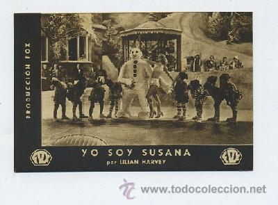 Cine: PROGRAMA DE CINE-TARJETA: YO SOY SUSANA (PC-693) - Foto 1