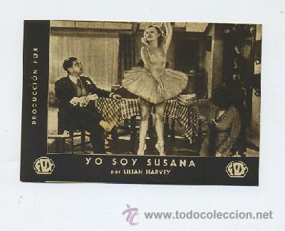 Cine: PROGRAMA DE CINE-TARJETA: YO SOY SUSANA (PC-695) - Foto 1