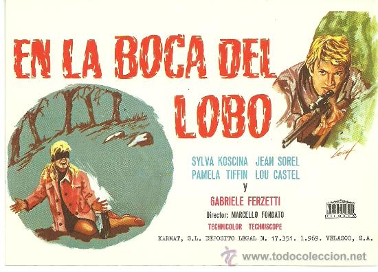 Cine: EN LA BOCA DEL LOBO SP