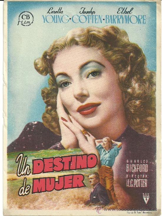 Cine: UN DESTINO DE MUJER SP - Foto 1