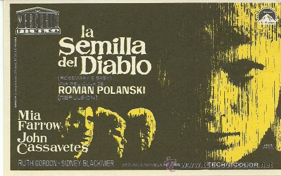 Cine: LA SEMILLA DEL DIABLO SP - Foto 1