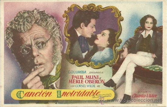 Cine: CANCION INOLVIDABLE SP - Foto 1