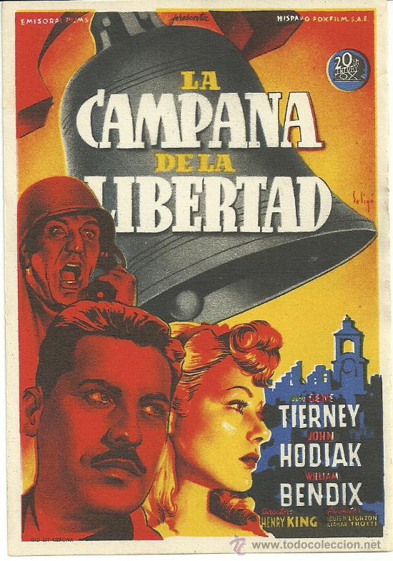 Cine: LA CAMPANA DE LA LIBERTAD SP - Foto 1