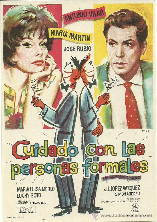 Cine: CUIDADO CON LAS PERSONAS FORMALES SP - Foto 1