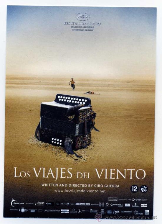 Foglietti di film di film antichi di cinema: LOS VIAJES DEL VIENTO, PROGRAMA-POSTAL.