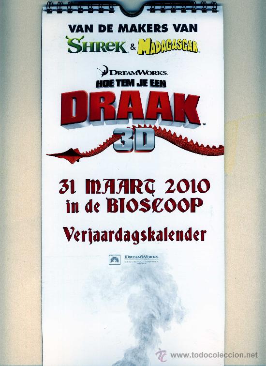 Cine: DRAAK. Calendario Belga. - Foto 1