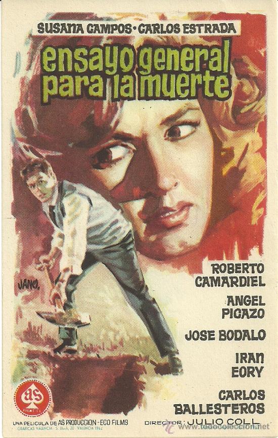 Kino: ENSAYO GENERAL PARA LA MUERTE SP