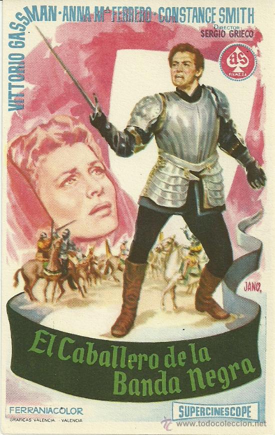 Cine: EL CABALLERO DE LA BANDA NEGRA SP - Foto 1