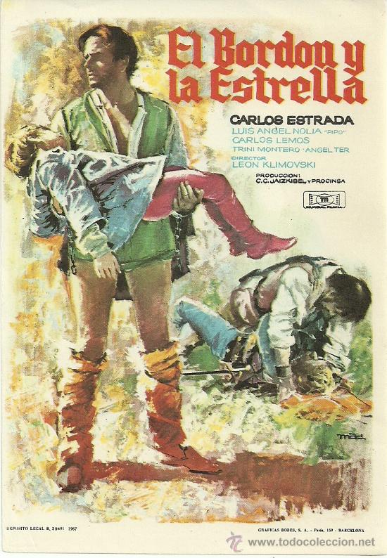 Cine: EL BORDON Y LA ESTRELLA CARLOS ESTRADA SP - Foto 1