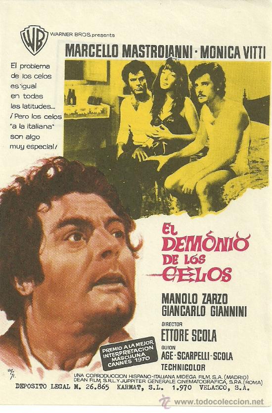 Foglietti di film di film antichi di cinema: EL DEMONIO DE LOS CELOS SP