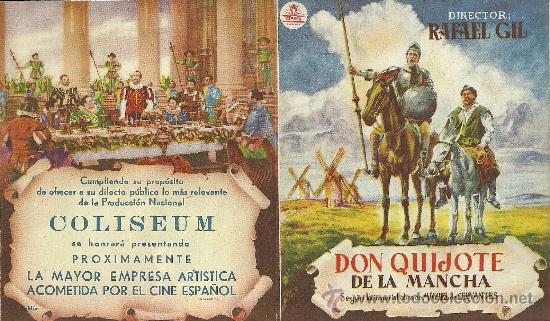 Cine: DON QUIJOTE DE LA MANCHA CP DOBLE - Foto 1