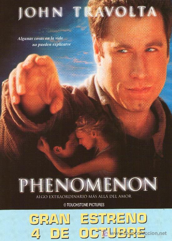 Cine: 579- : FOLLETO DE MANO: PHENOMENON - Foto 1