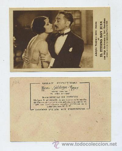 Cine: PROGRAMA DE CINE-TARJETA-EL ETERNO DON JUAN (PC-722) - Foto 1