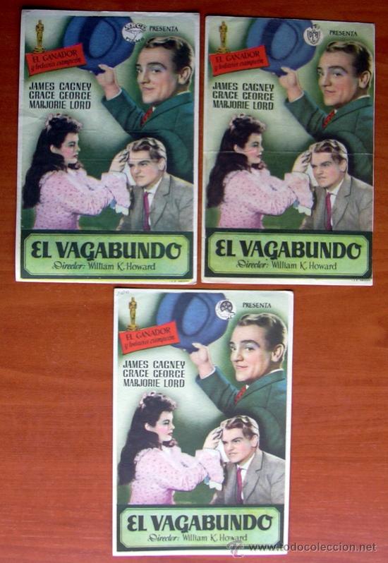 Cine: El vagabundo - 3 programas con diferente distribuidora - Con publicidad - Foto 1