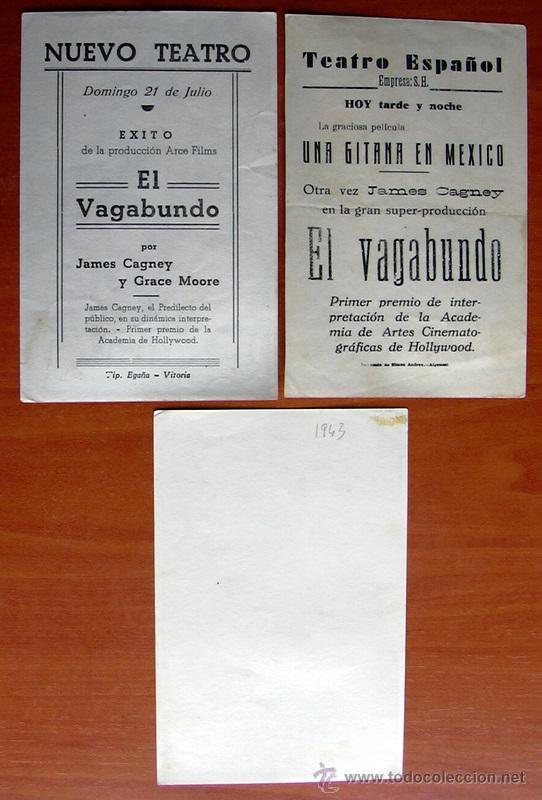 Cine: El vagabundo - 3 programas con diferente distribuidora - Con publicidad - Foto 2