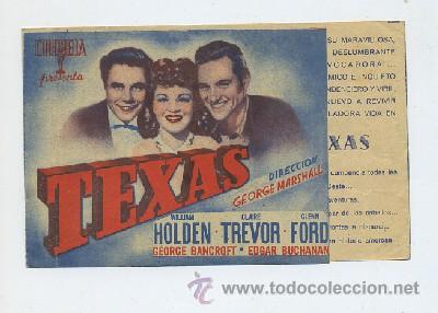 Cine: PROGRAMA DE CINE DOBLE: TEXAS (PC-785) - Foto 1