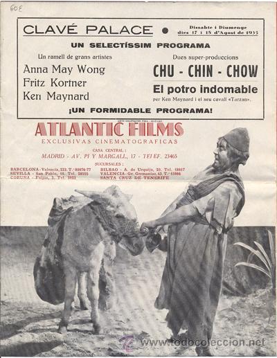 Cine: CHU-CHIN-CHOW, PROGRAMA DOBLE - Foto 3