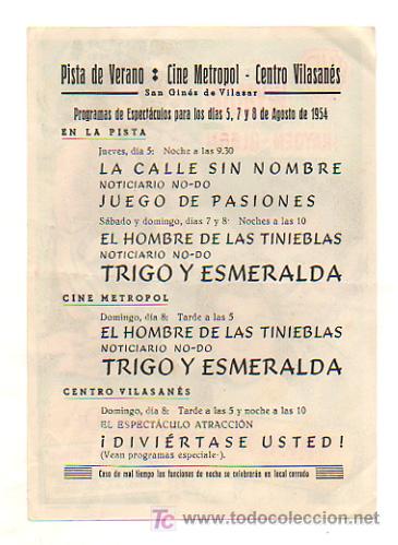 Cine: TRIGO Y ESMERALDA. 1954. - Foto 2
