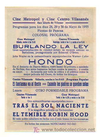 Cine: BURLANDO LA LEY. BURT LANCASTER. 1955. - Foto 2
