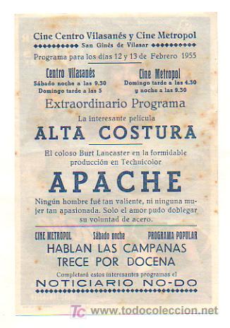 Cine: APACHE. BURT LANCASTER. 1955. - Foto 2