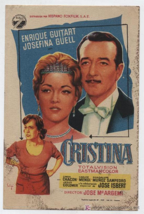 Cine: Cristina. Solig&oacute;. E.C.A. Films. - Foto 1