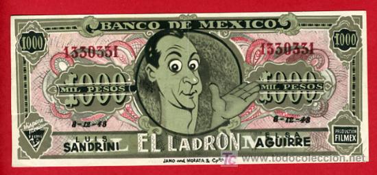 Cine: EL LADRON , TROQUELADO,  T89 - Foto 1