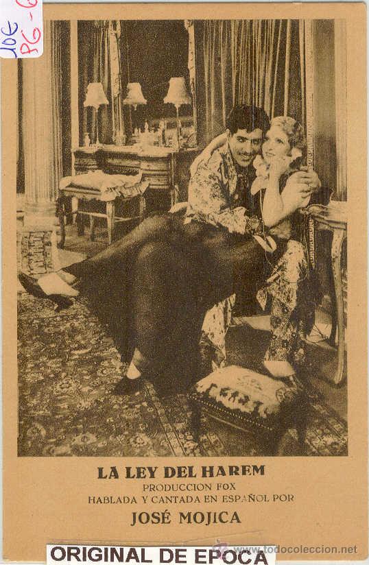 Cine: (PG-6)PROGRAMA DE CINE LA LEY DEL HAREM SOBRE POSTAL