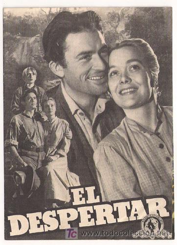 Cine: PR3 EL DESPERTAR PROGRAMA DOBLE MGM GREGORY PECK JANE WYMAN - Foto 1