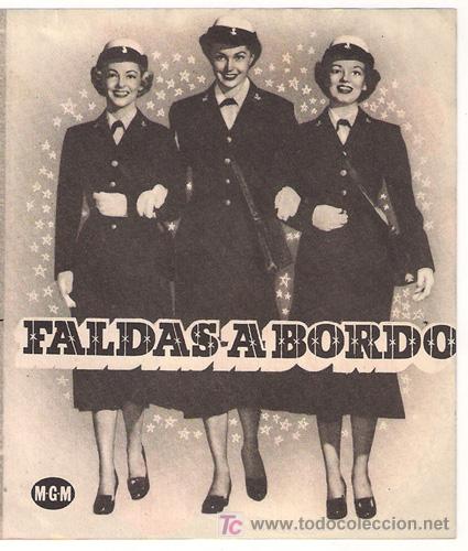 Cine: PR3 FALDAS A BORDO PROGRAMA DOBLE MGM ESTHER WILLIAMS - Foto 1