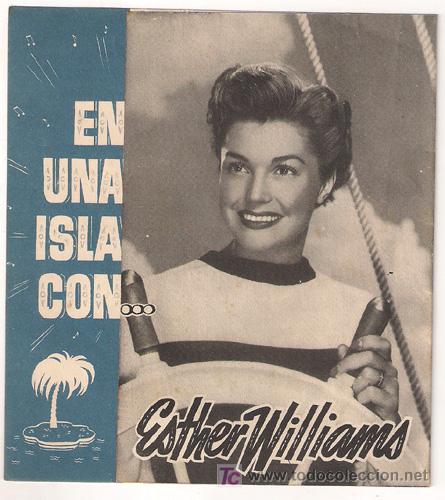 Cine: PR3 EN UNA ISLA CONTIGO PROGRAMA DOBLE ESTHER WILLIAMS CYD CHARISSE - Foto 1