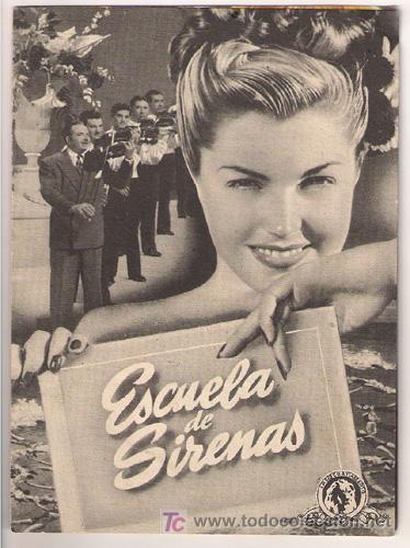 Cine: PR5 ESCUELA DE SIRENAS PROGRAMA DOBLE MGM ESTHER WILLIAMS - Foto 1