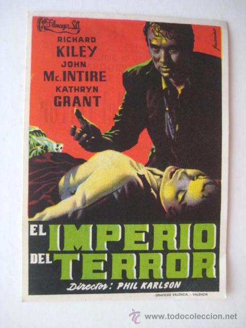 Cine: PROGRAMA DE MANO.. - EL IMPERIO DEL TERROR -  ENVIO GRATIS&iexcl;&iexcl;&iexcl; - Foto 1