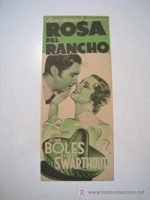 Cine: ROSA DEL RANCHO - PROGRAMA CINE EUTERPE - Foto 1